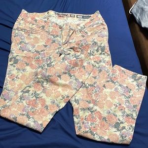 Miss me cargo CP4019CK3 cuff skinny jeans size 32